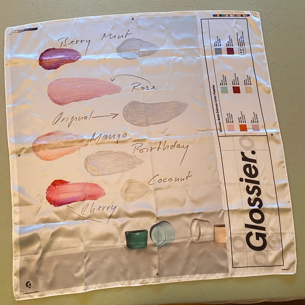 Glossier *Limited Edition* Balm Dot Com Scarf
